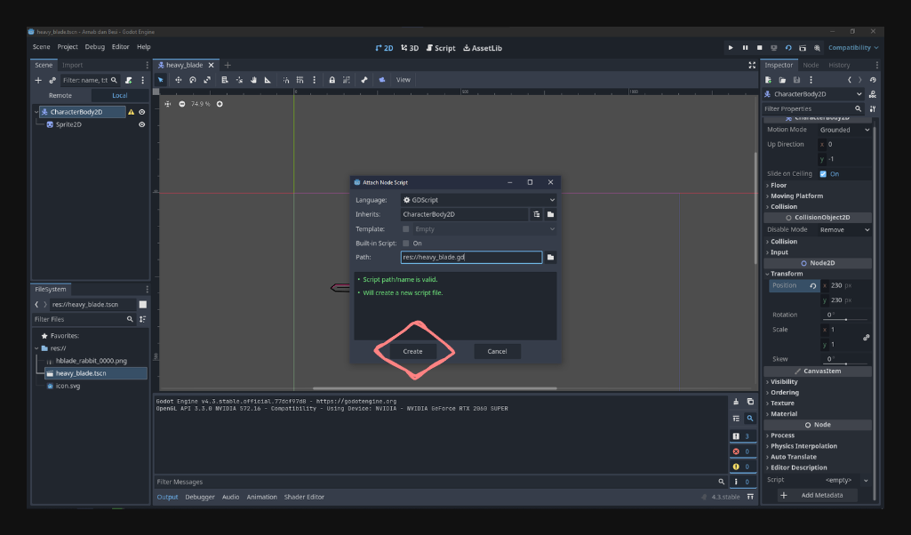 Create Script