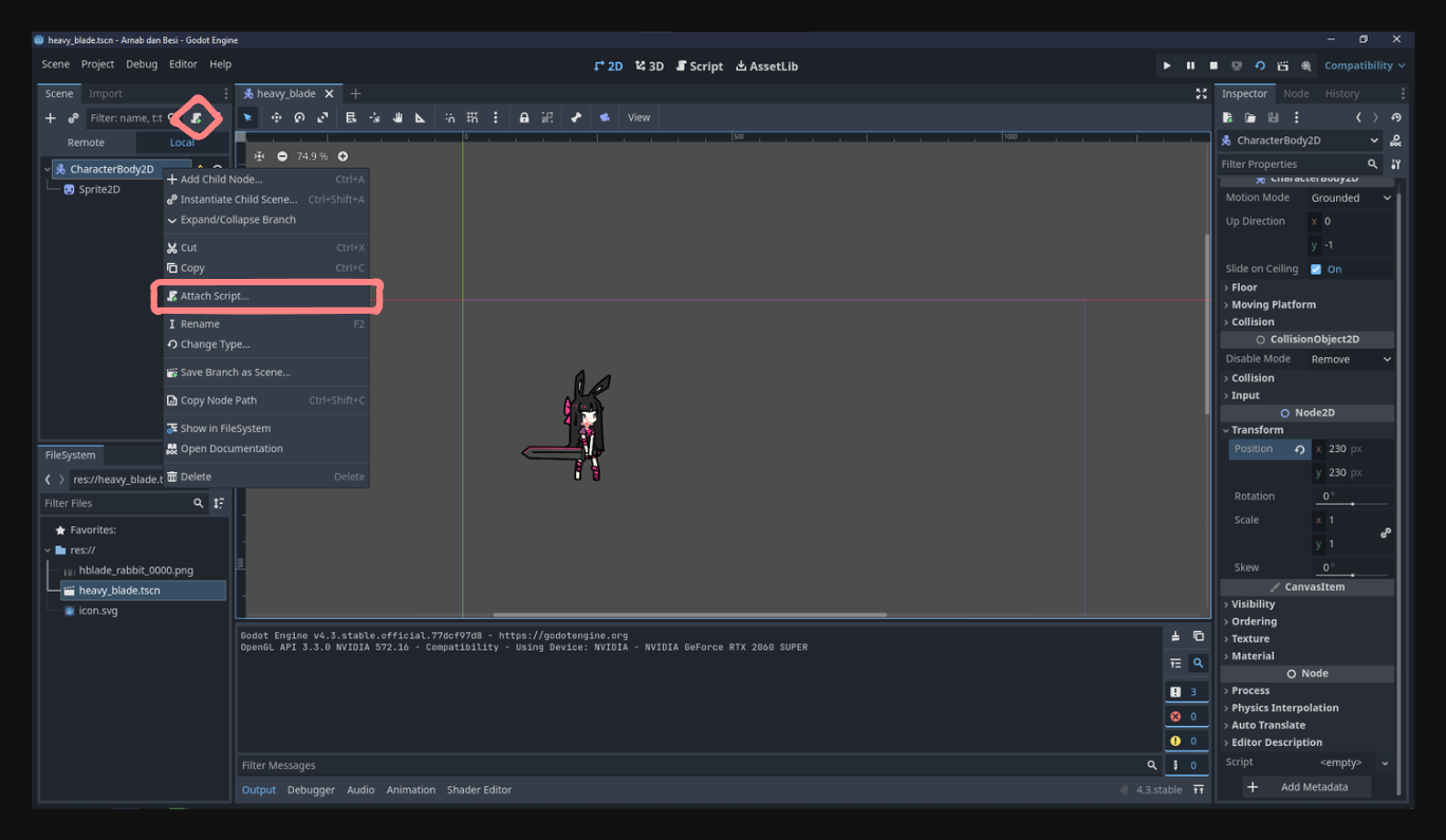 Attach Script