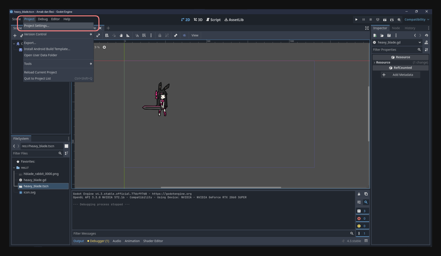 Project Settings