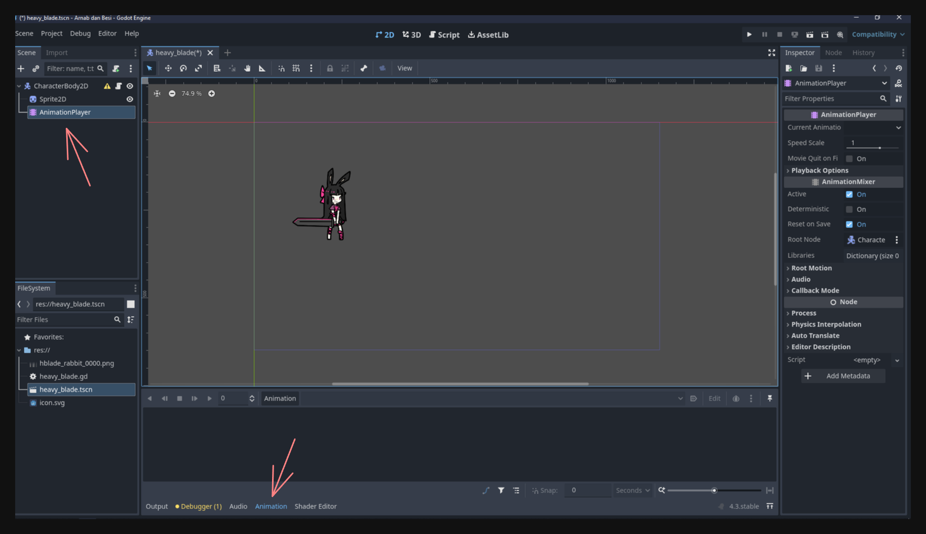 Animation Panel
